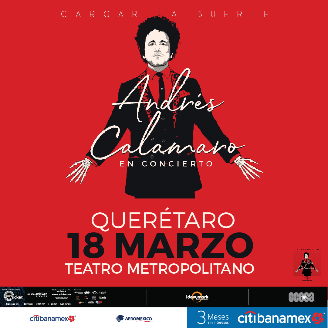 Andres Calamaro en concierto en Queretaro