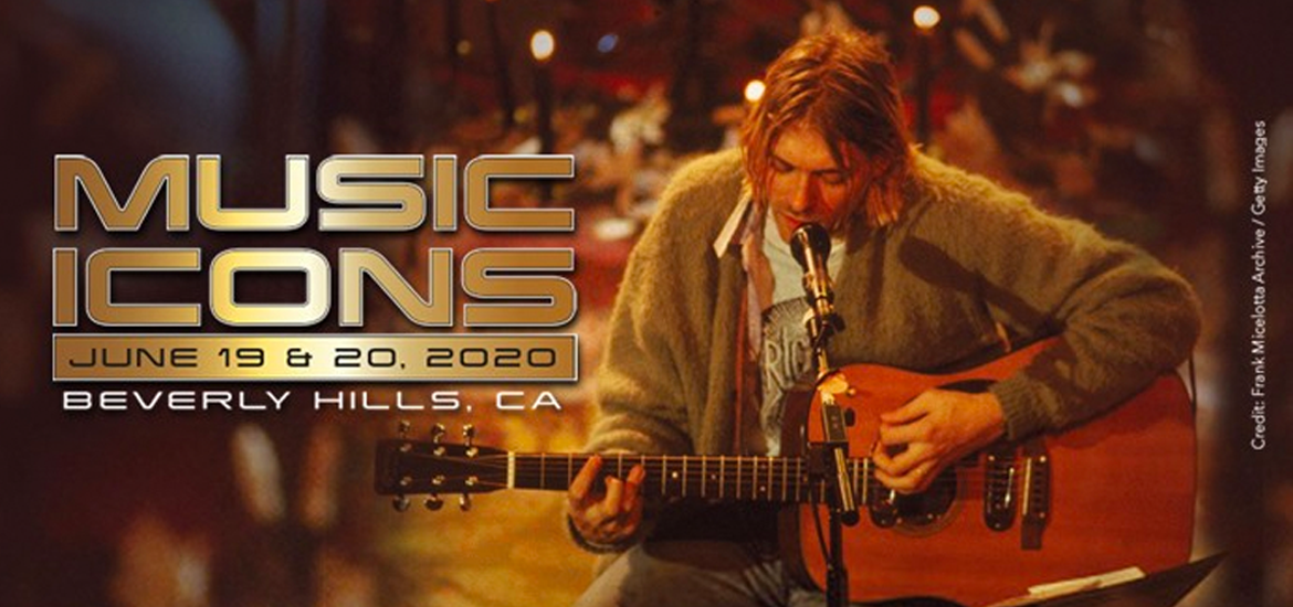 Se subastará guitarra de Kurt Cobain