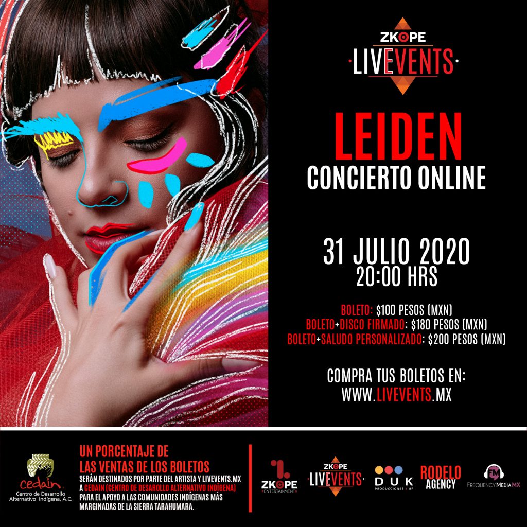 Leiden presentará concierto online